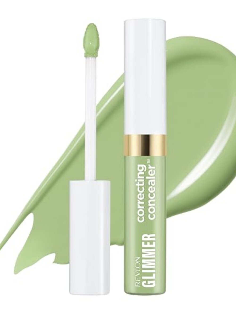 Revlon Glimmer Color Correcting Concealer, 100 Green, 0.3 fl oz